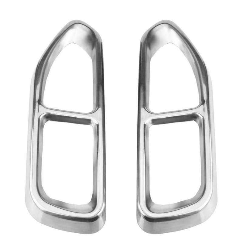 Tailpipe Trim Frame Exhaust Trim Cover Car for 7 Series 730 740 750li 2016-2018