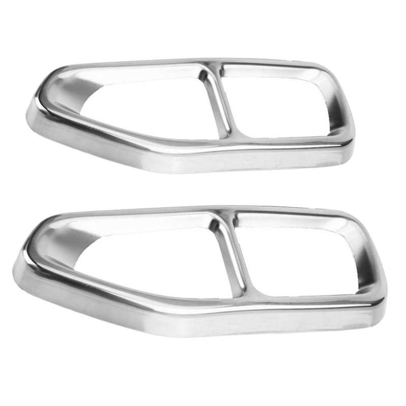 Tailpipe Trim Frame Exhaust Trim Cover Car for 7 Series 730 740 750li 2016-2018