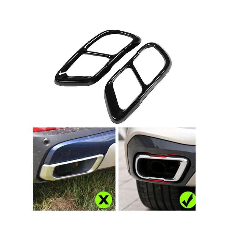 Tailpipe Trim Cover Exhaust Pipe Cover Tailpipe Cover Auto Parts for X5 2019