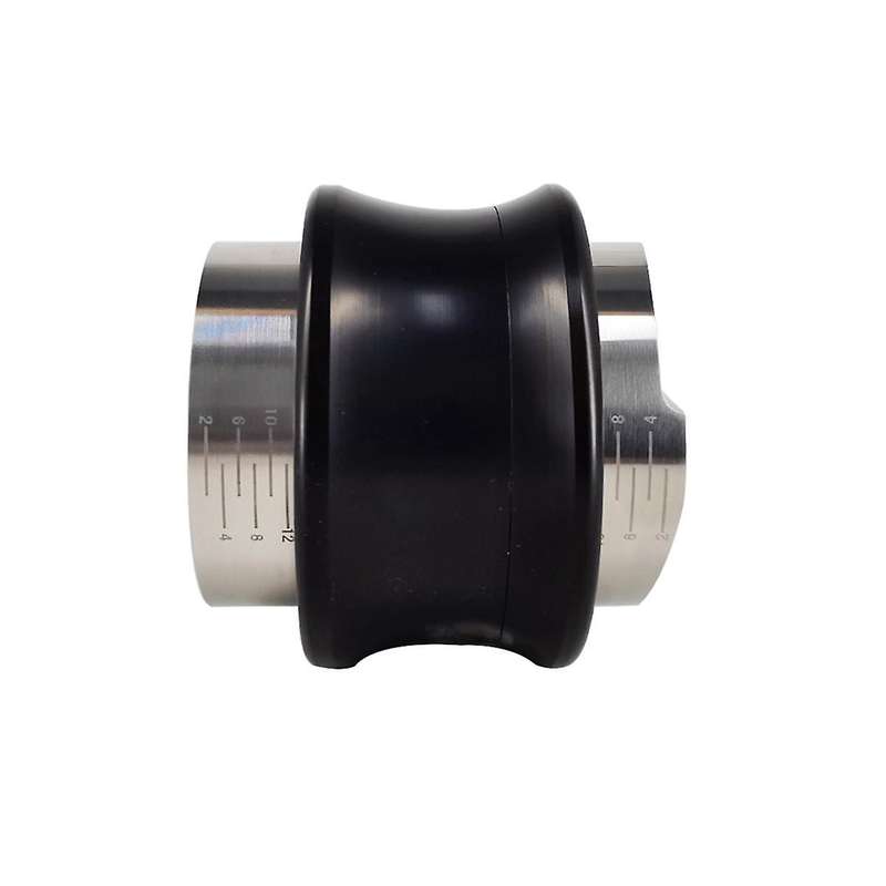 Tamper 51mm, Dual 2 In 1 Leveler Distributor Adjustable Flat Spring Tampers with Scale Coffee Tool
