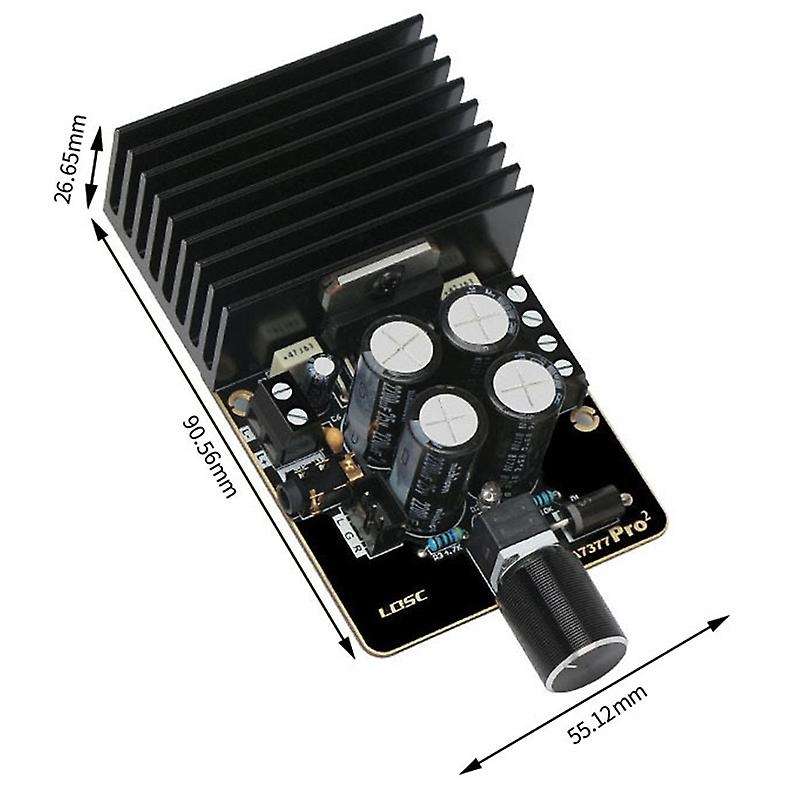 TDA7377 Digital Amplifier Audio Board 2X30W Stereo Class AB Amplificator for 4-8 Ohm Speaker DC9-18V