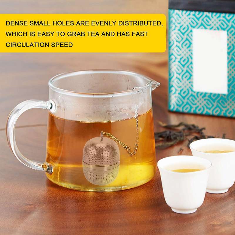 Tea Infuser Tea Strainer ,tea Filters for Loose Tea, with Stable and Long Chain ,sealed Thread Conn