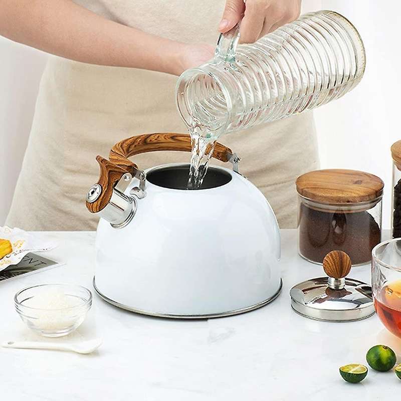 Tea Kettle, 2.5l Stainless Steel Whistling Tea Pots for , with Handle Loud and Anti-rust Quick Boil