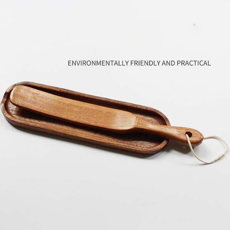 Teak Rectangular Wooden Plate Small Leaf Fruit Plate Plate Wooden Tray Sushi Plate Spoon Shelf