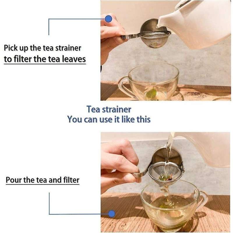 Tea Strainer with Fine Mesh Loose Tea Holder with Strainer Tea Accessories Infuser or Tea Steeper f