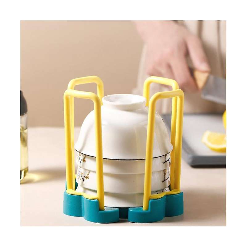 Telescopic Drain Bowl Rack Kitchen Drain Bowl Rack Rotary Telescopic Bowl Rack Plastic Dish Storage