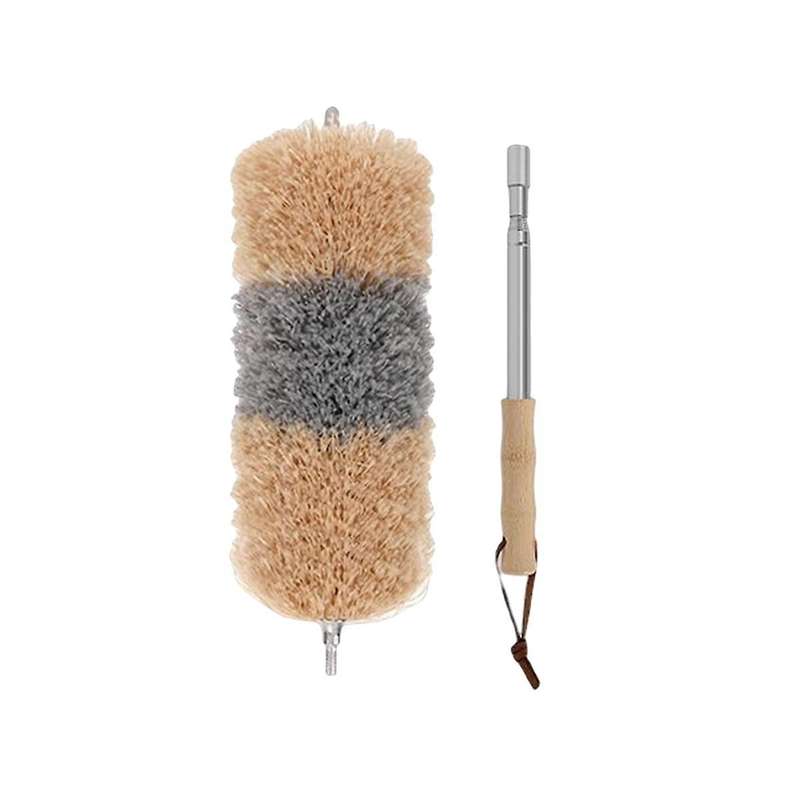 Telescopic Duster - Effective Dust Catcher with Special Microfiber - Bamboo Handle - Made From Moso