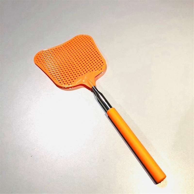 Telescopic Fly Swatters Durable Heavy Duty Flyswatter with Stainless Mosquito Repellent Tool Home Ac