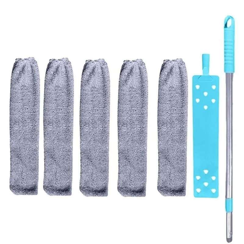 Telescopic Long Handle Mop Household Duster Brush Blinds Dust Brush Removal Microfibre Dust Removal