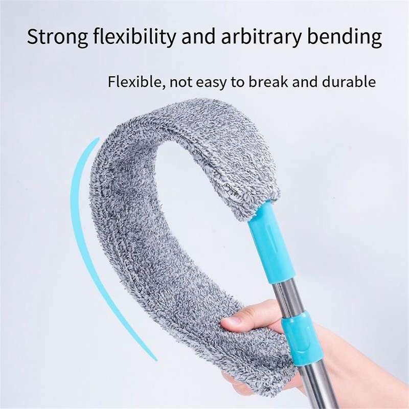 Telescopic Long Handle Mop Household Duster Brush Blinds Dust Brush Removal Microfibre Dust Removal