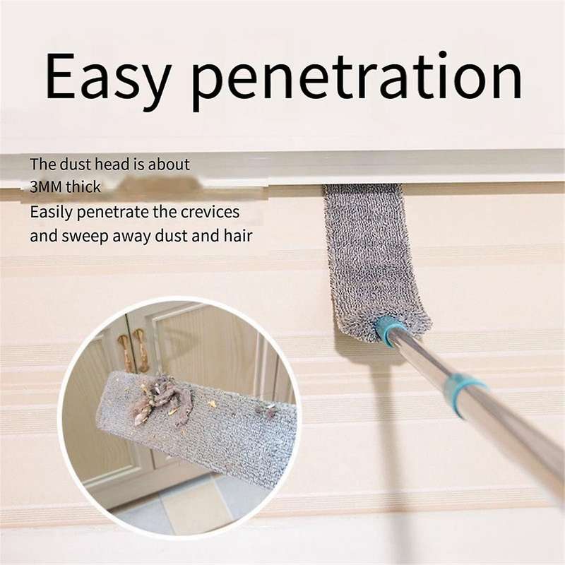 Telescopic Long Handle Mop Household Duster Brush Blinds Dust Brush Removal Microfibre Dust Removal