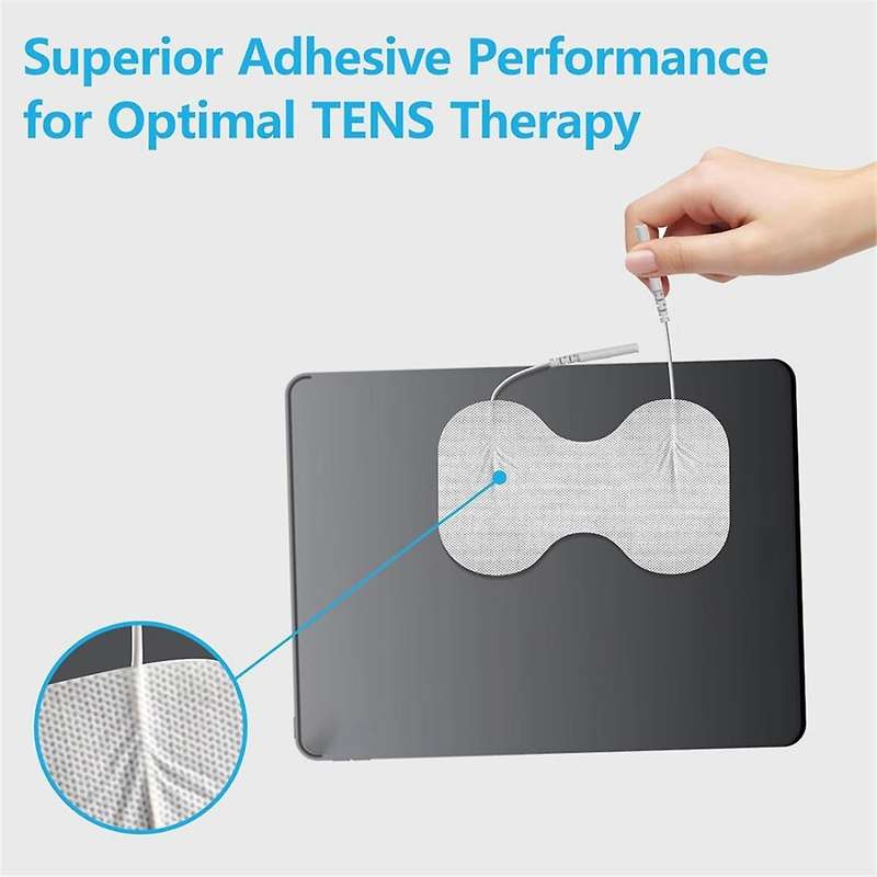 TENS Unit Replacement Pads - 4.5x6In Butterfly Shaped Electrode Pads Universal Compatibility, Pack o