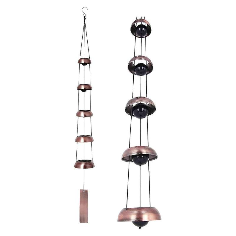 Temple Wind Bell - Memorial Bell Wind Chime for Unique Gift, Feng Shui Wind Chime for Outdoor Decor