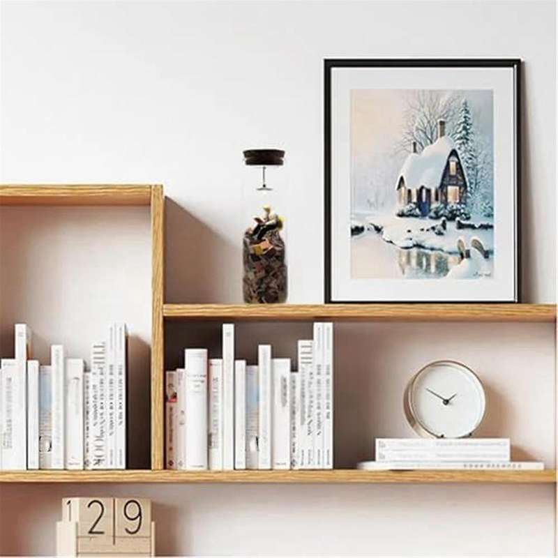 Test Tube Perspective Drawing,Abstract Art Figurine Glass Sculptures with Night Light,Home Decorativ