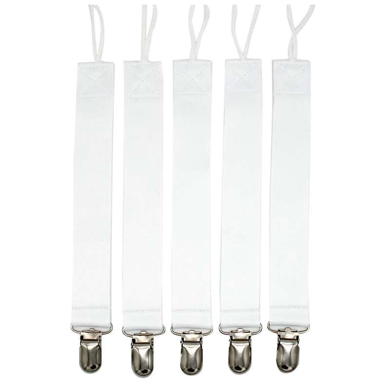 Textile Clip-on Food Grade Sublimation Blank Universal Baby with Clip,30pcs