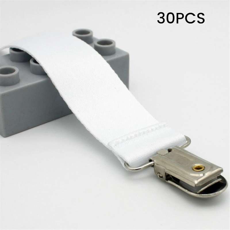 Textile Clip-on Food Grade Sublimation Blank Universal Baby with Clip,30pcs