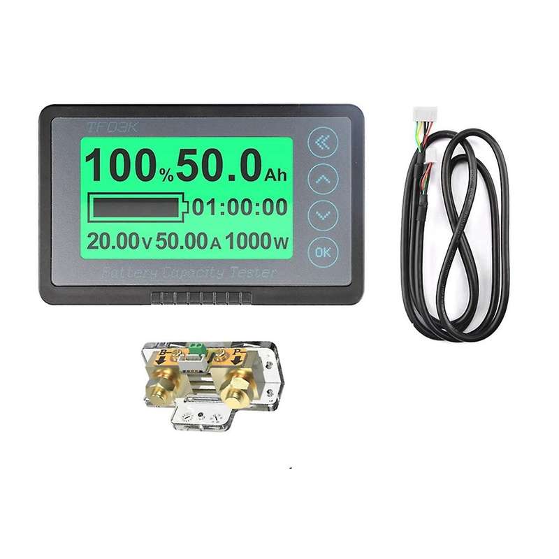 Tf03k Coulomb Meter Battery Capacity Indicator Voltage Current Display Lead Acid Battery Detector 8