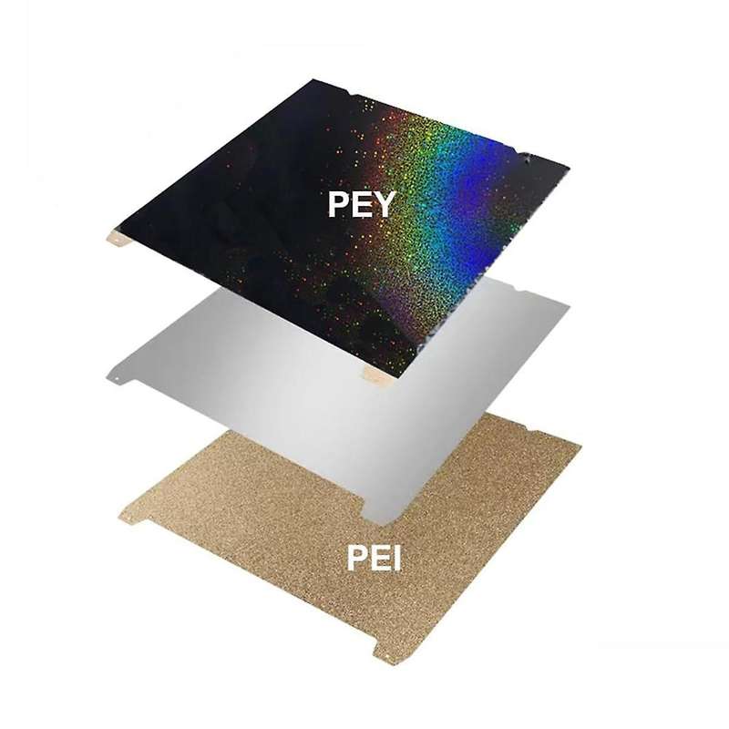 Textured PEI Build Sheet Smooth PEY Plate with Position Slot 235X235mm Spring Steel Print Bed for K1