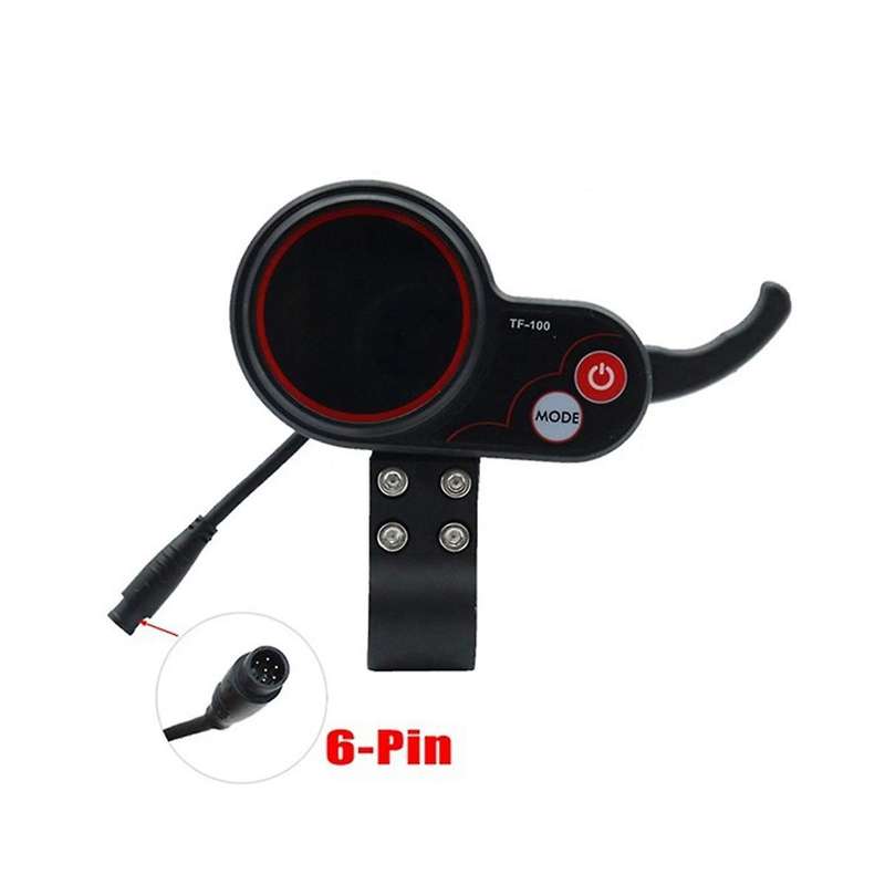 Tf-100 Lcd Display Meter Is Suitable for Kugou Electric Scooter Bicycle Modification, 6 Pins