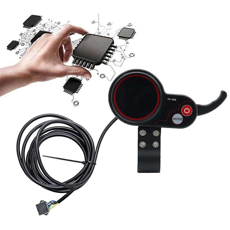 TF-100 LCD Display Meter 36V 48V Electric Scooter Dashboard UART Protocol for Electric Scooter Acces