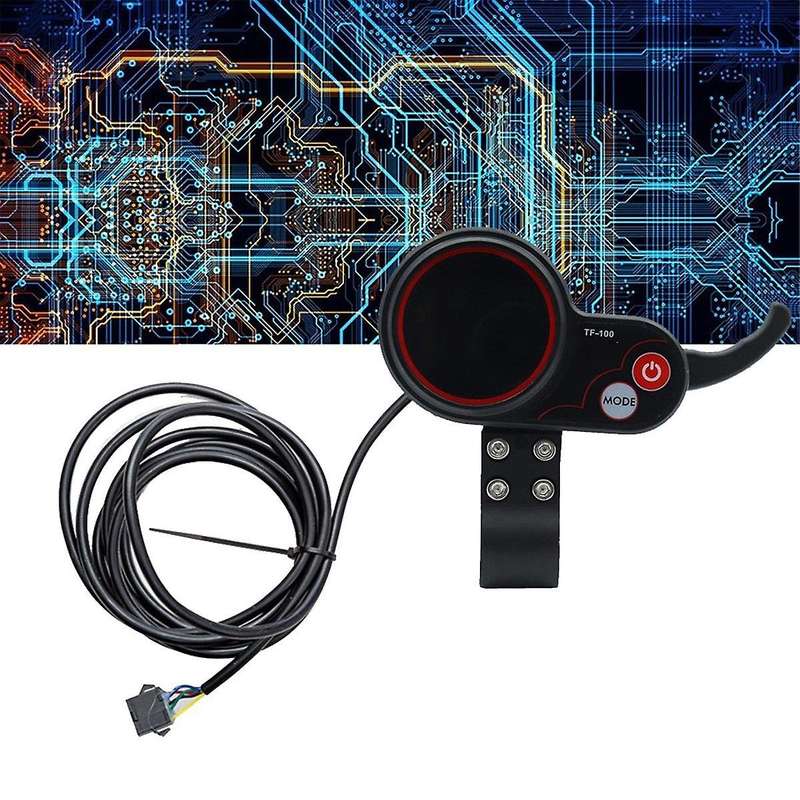 TF-100 LCD Display Meter 36V 48V Electric Scooter Dashboard UART Protocol for Electric Scooter Acces