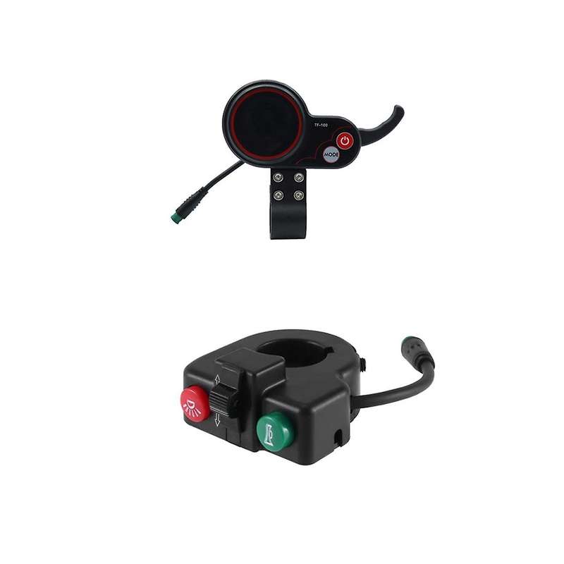 Tf-100 Lcd Display Instrument Is Suitable for 10 Inch Electric Scooter Bike Modification, 5 Pins