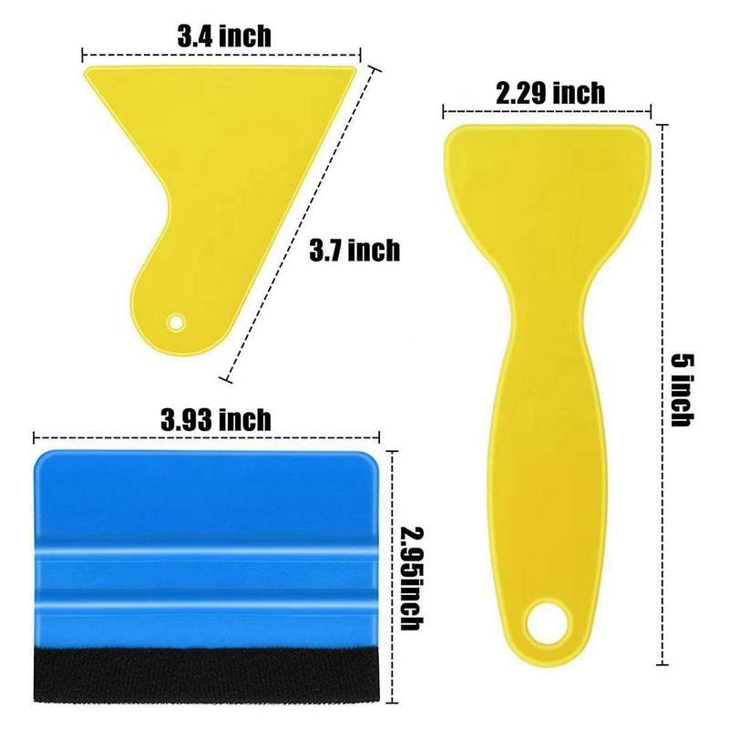 The 10 Piece Scraper Tool Kit Is Suitable for Installing Car Window Films, Wallpapers, and Decals