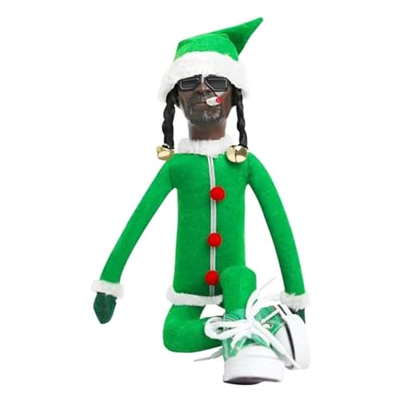 The Christmas Elf Doll Decorations,Handmade Hip Hop Elf Figure Home Party Christmas Decorations Orna