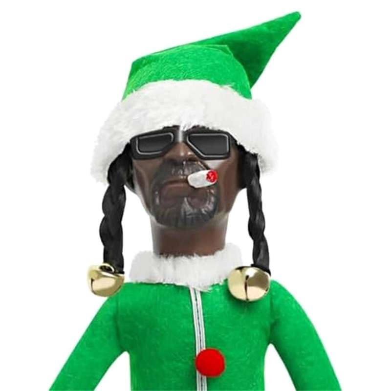 The Christmas Elf Doll Decorations,Handmade Hip Hop Elf Figure Home Party Christmas Decorations Orna