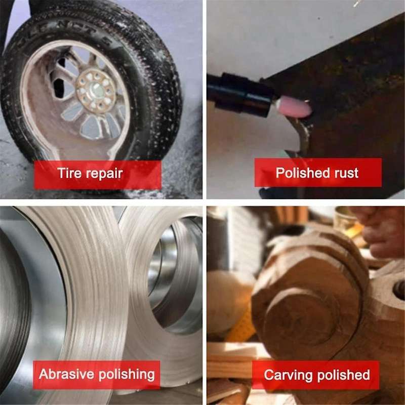 The Extended Pneumatic Polishing Machine is Used to Remove Welding Spots and Rust Spots on Metal Pr
