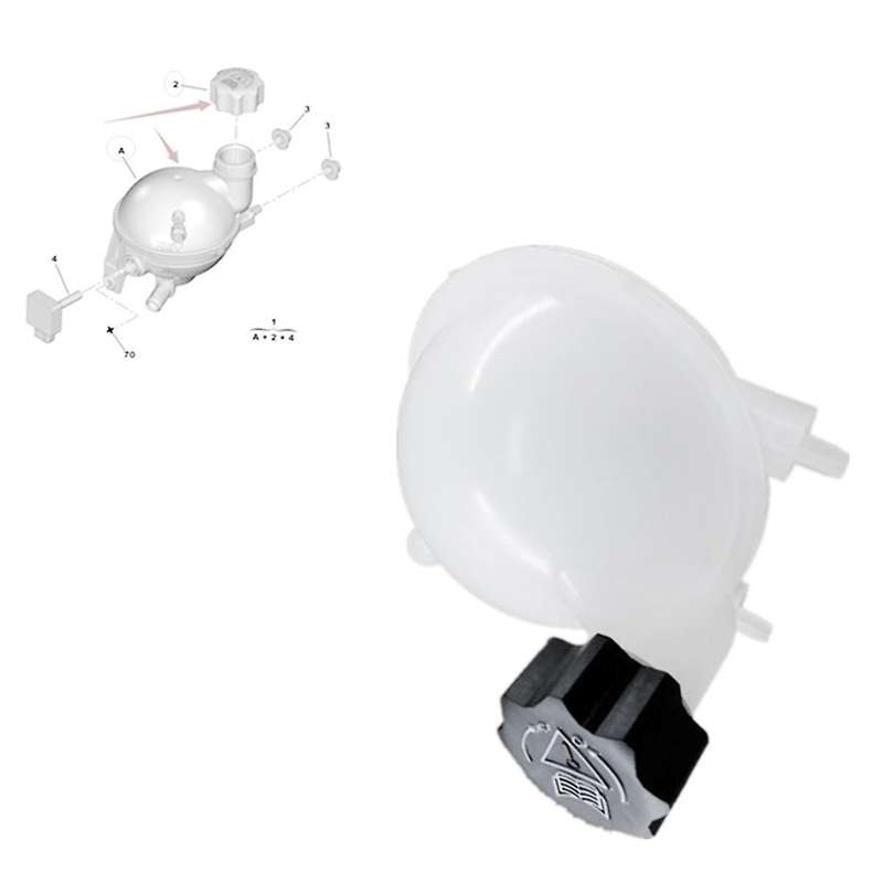 The Engine Degassing Tank 1323AJ Auxiliary Kettle for 308CC 308SW for C4