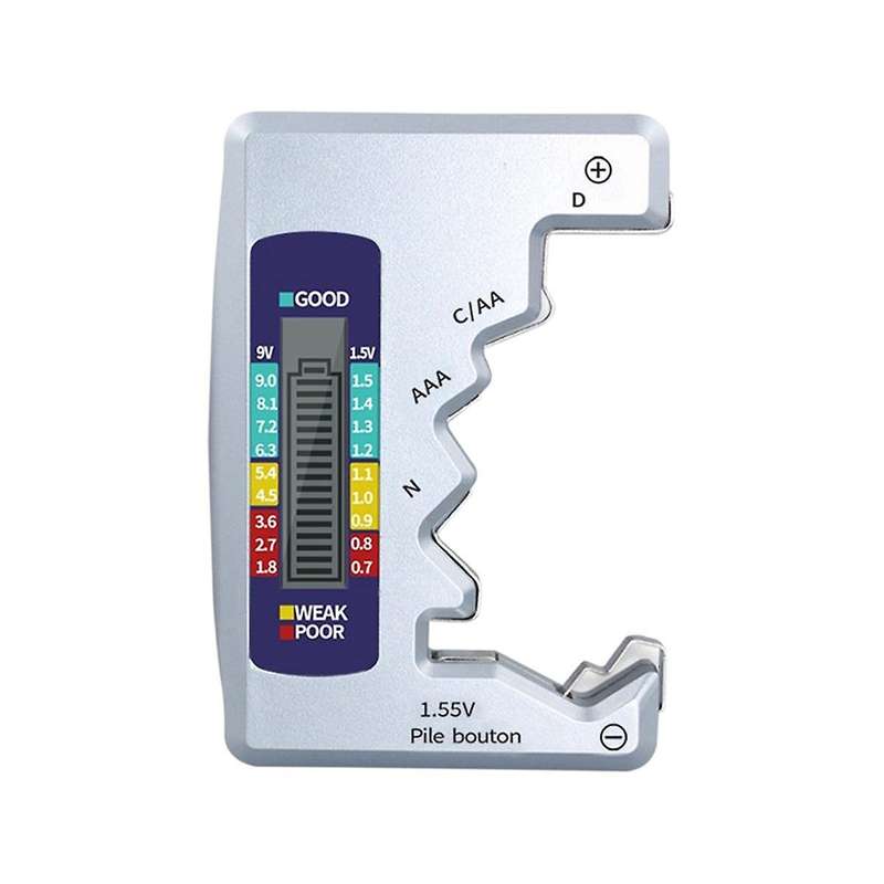 The Universal Digital Battery Tester Is Suitable for Ccd, , Aaa9v (6f22) 1.5v Button Cell Measuring