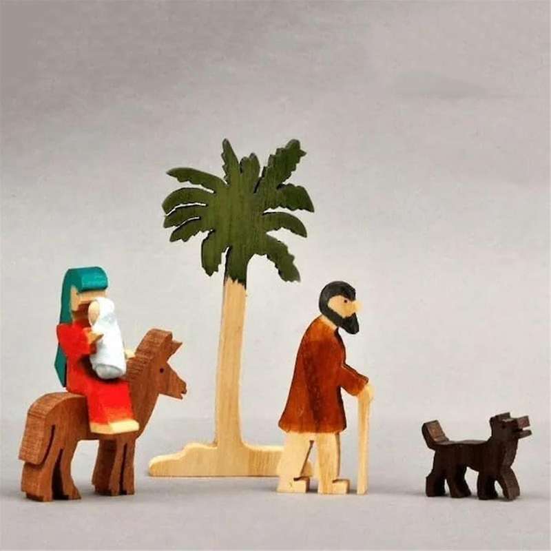 The Story Unique Nativity Set for Indoor, Nativity Scene Set & Figures, Story Decorations for Tablet