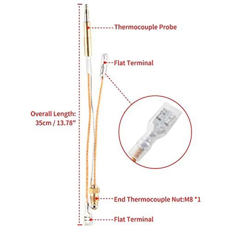 Thermocouple and Tilt Switch Suitable for Outdoor Patio Heater Suitable for Winter Thermocouple Sens
