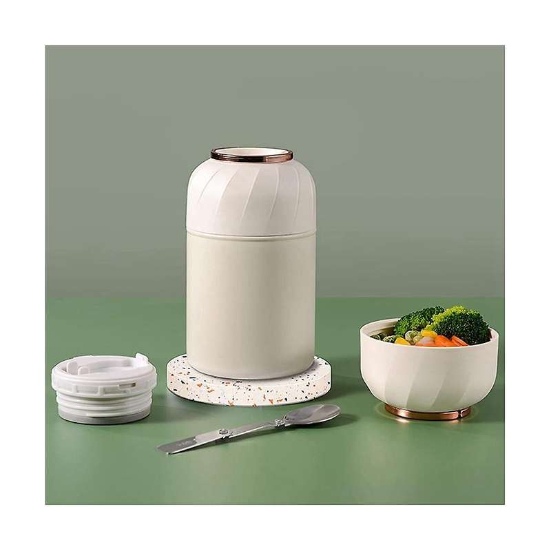 Thermal Container, 500ml Stainless Steel Warming Container, Food Thermal Lunch Box, Thermal Mug, Fo