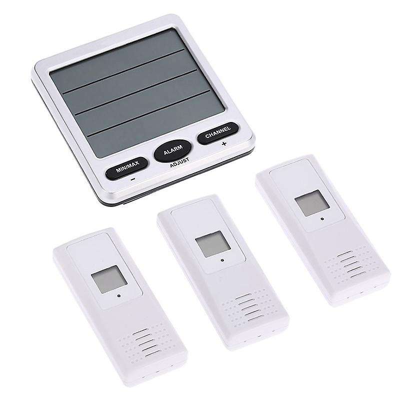 Thermometers and Hygrometers Indoor Outdoor High-Precision Thermometers with Three Remote Sensors