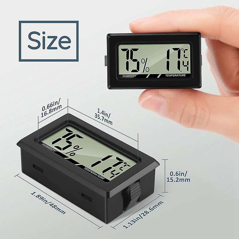 Thermometer Hygrometer Mini Lcd Digital Indoor Thermo-hygrometer Humidity Meter for Office Baby Room