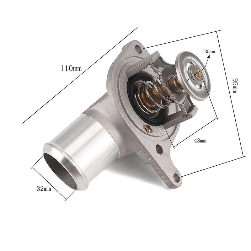 Thermostat Assembly with Toolkit 12600172 for 1500 4.8L 5.3L 6.0L 2007-1999