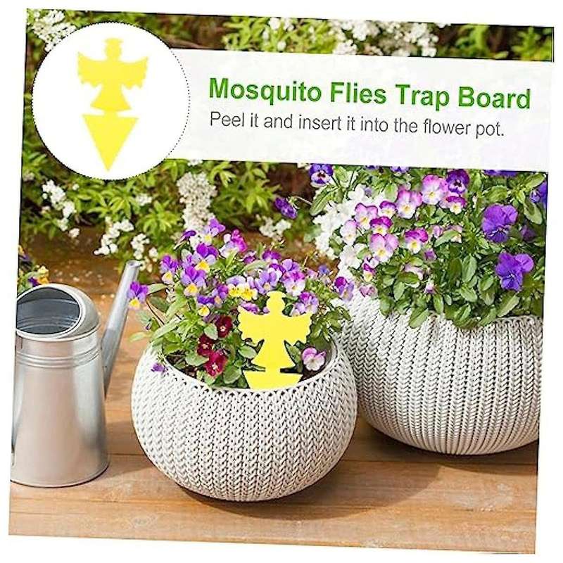 Thick Semi Insect Sticky Fungu Gnats Sticky Yellow Insect Sticky Trap Yellow Sticky Mosquito Trap Pl