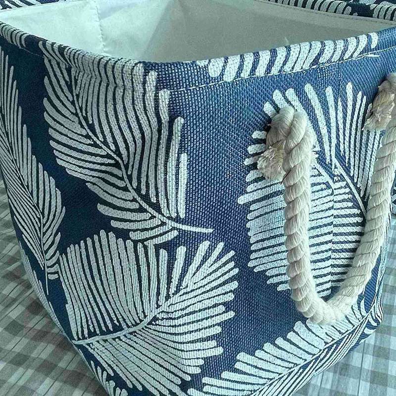 Thicken Foldable Storage Box Fabric EVA Storage Basket Home Clothes Toys Changeable Label Cartoon St