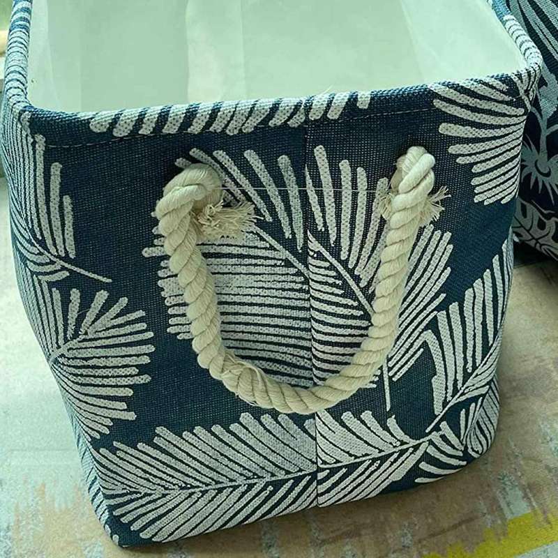Thicken Foldable Storage Box Fabric EVA Storage Basket Home Clothes Toys Changeable Label Cartoon St