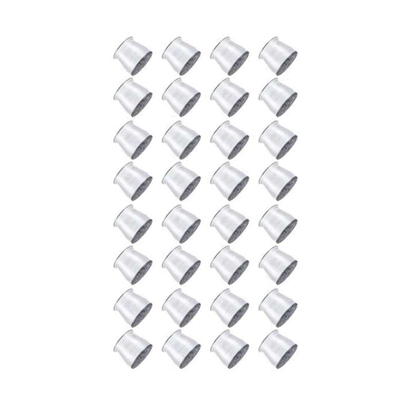 Thickened Silicone Table Chair Stool Protector Mute Felt Pad Transparent Gray Felt 32 Pieces