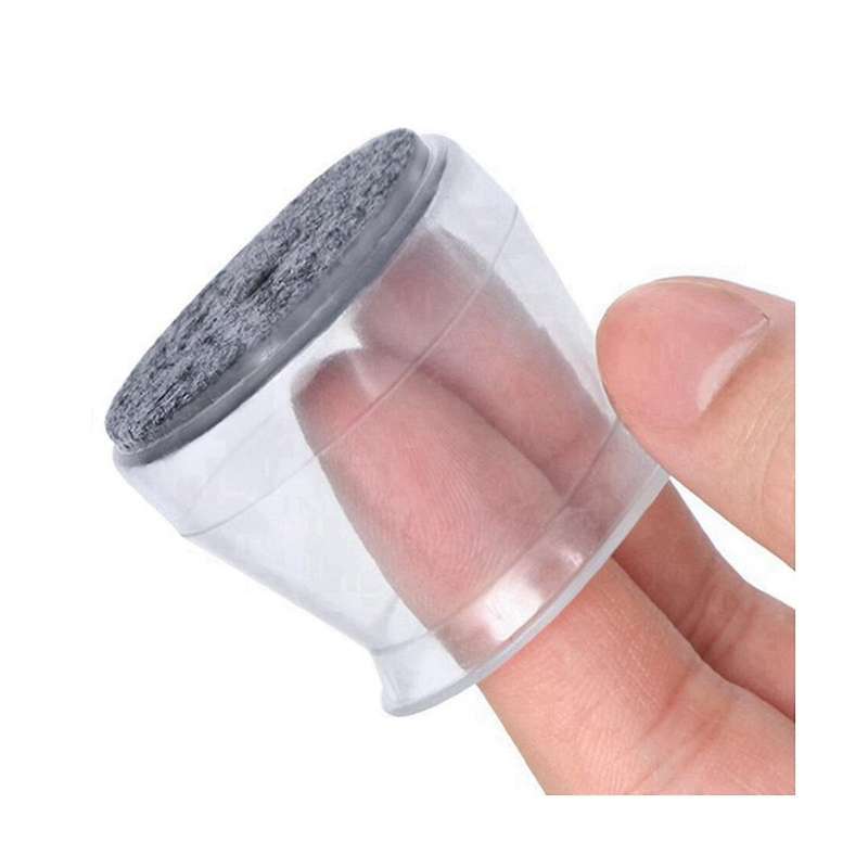 Thickened Silicone Table Chair Stool Protector Mute Felt Pad Transparent Gray Felt 32 Pieces
