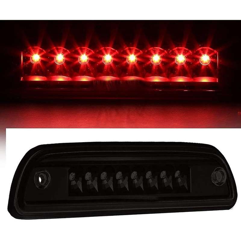 Third Brake Light for 1995-2015 Truck 8 LED 3Rd Brake Stop Tail Lamp High Mount Brake Light (Smoke L