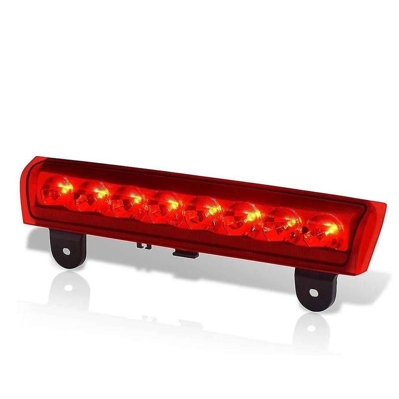 Third Brake Light LED Stop Tail Lamp High Mount Brake Light for 1500 2500 2000-2006 Red