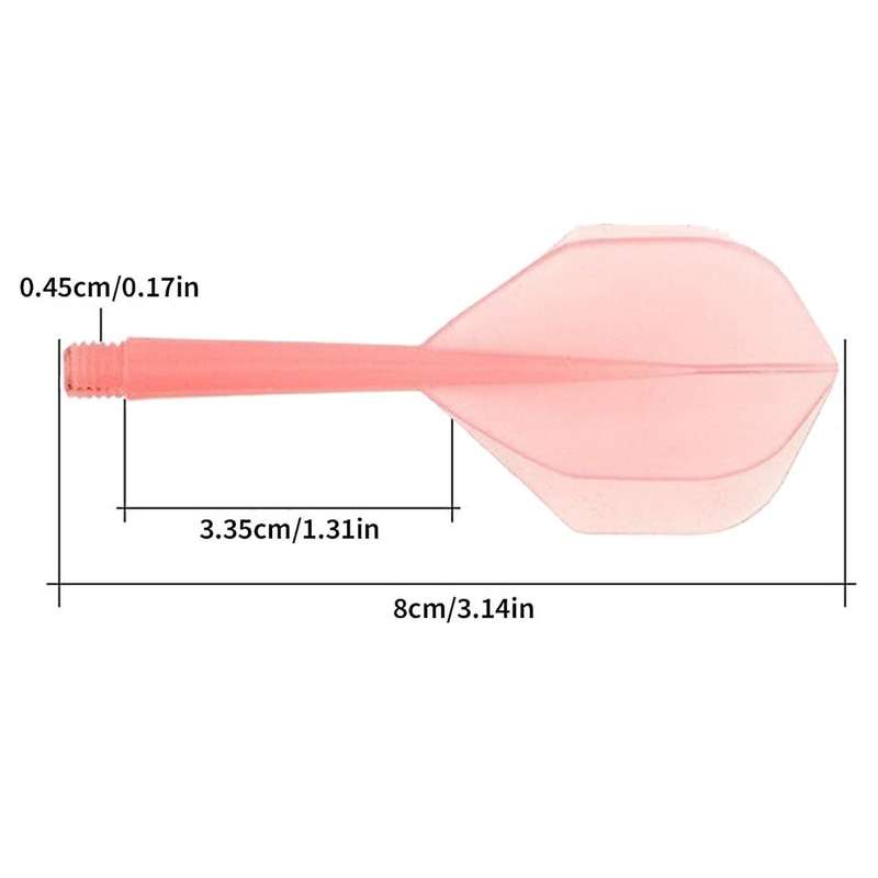 Threaded Integrated Wing Tail Anti-Fall Resistant Special Accessories for Public Pink