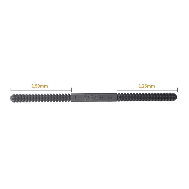 Thread Repair Restoration File for Riders Mechanics Pipe Bolt Teeth Correction Restoration Sae/un M