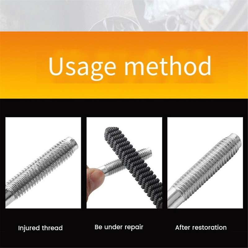 Thread Repair Restoration File for Riders Mechanics Pipe Bolt Teeth Correction Restoration Sae/un M