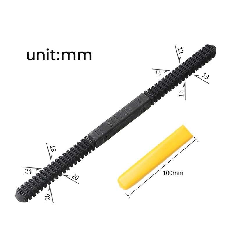 Thread Repair Restoration File for Riders Mechanics Pipe Bolt Teeth Correction Restoration Sae/un M