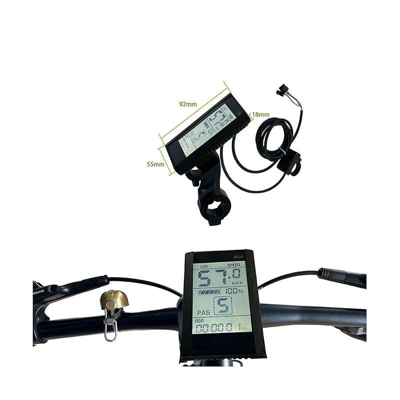 Three Mode Controller Kit Electric Bicycle Electric Scooter Kit S830 Display Sine Wave Controller 36